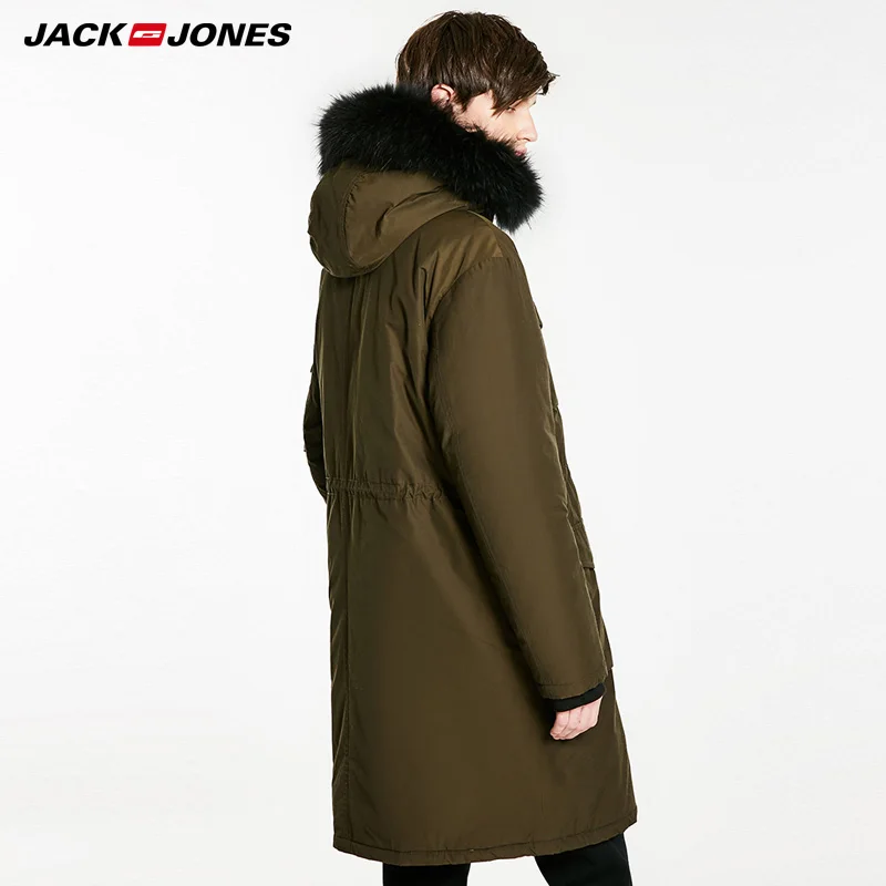 Jack Jones зимняя мужская куртка средней длины из хлопка | 218409504