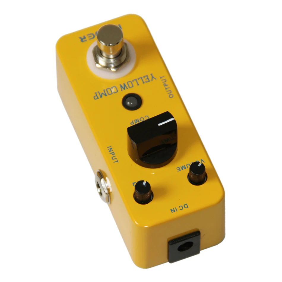 Mooer желтый Comp оптический компрессор педаль эффектов мини гитара Педаль для электрогитары полный металлический корпус True Bypass