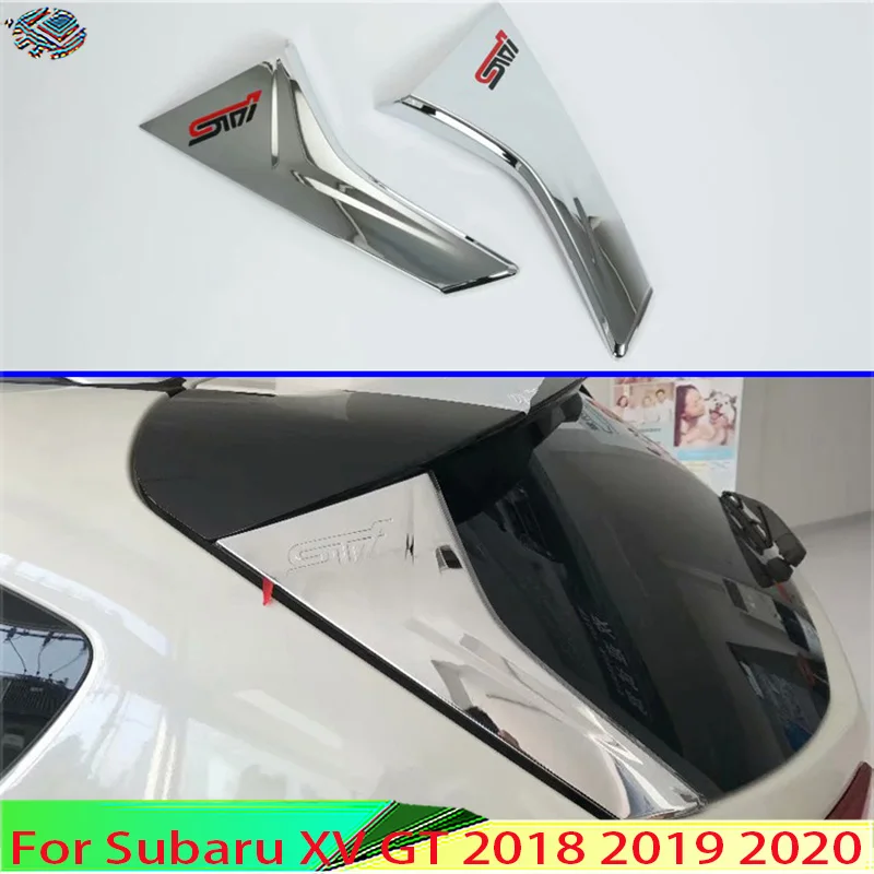 For Subaru XV GT 2018 2019 2020 Car Accessories ABS Chrome Side Door Rear View Window Spoiler Cover Trim Insert Garnish Bezel | Автомобили