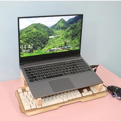 Soporte desmontable de madera para almohadilla de refrigeración, elevador de escritorio, tabletas, Macbook, novedad de 2021