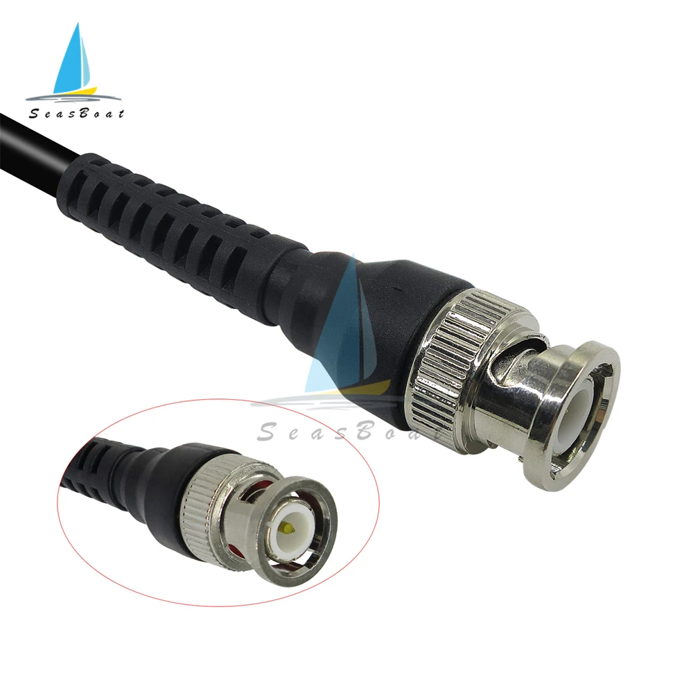 PNGKNYOCN 75 Ohm BNC Naar Krokodilklem Meetleidingen, 18 AWG Coax BNC Stekker Krokodilklem Meetkabel Signaalgenerator
