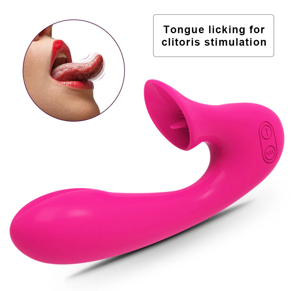 G spot Vibrator Clitoral Tongue Rechargeable Waterproof Dildo- Adult Sex Toys Clitoris Stimulator for Women | Красота и здоровье