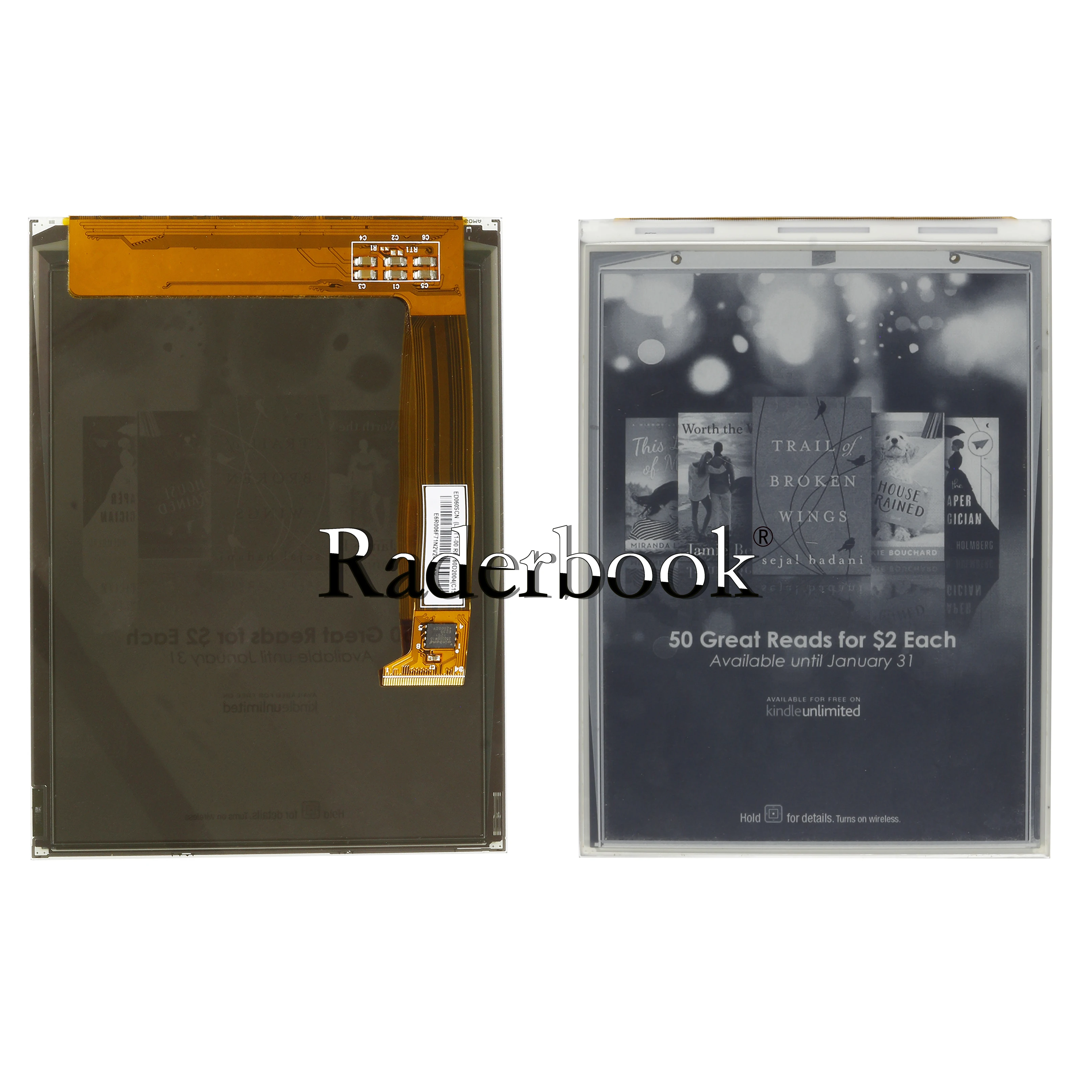 Новый 6-дюймовый ЖК-экран ED060SCF(LF)T1 E-ink для Amazon kindle 4 устройство чтения электронных