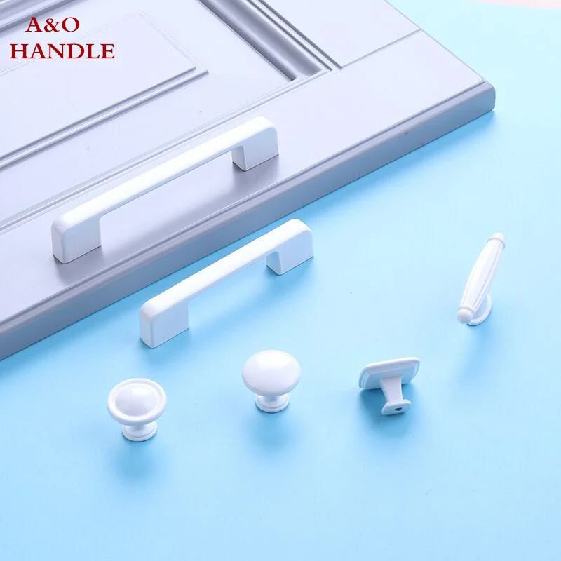 Simplicity Fuji White Kitchen and Furniture Handles