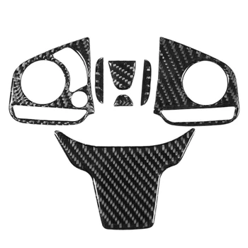 

4Pcs Carbon Fiber Inner Steering Wheel Sticker Trim For Honda Civic 10Th 2016-2019