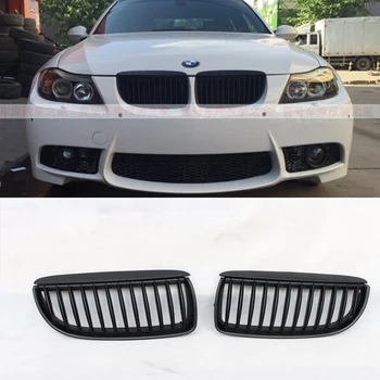 

E90 Matt Black ABS Auto Car Front Bumper Mesh Grill Grille for BMW E90 2005-2008