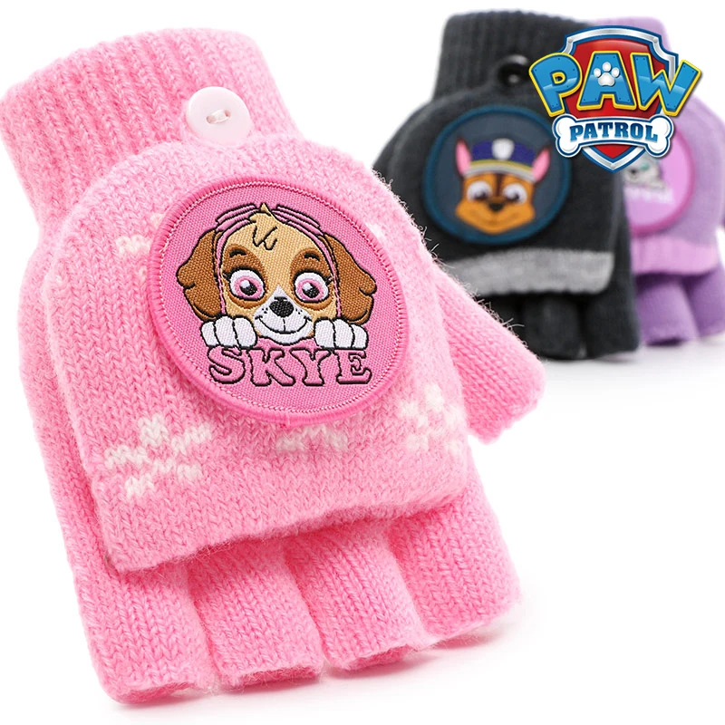 Paw Patrol канцелярские принадлежности Дети милый мультфильм Канцелярский набор Подарочная коробка Щенячий патруль зимние перчатки Пылезащитная маска детские подарки на день рождения S88