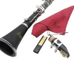 Чистящий набор Чистящая салфетка щетка для мундштука Рид Чехол мини отвертка для кларнет, саксофон флейта Инструменты