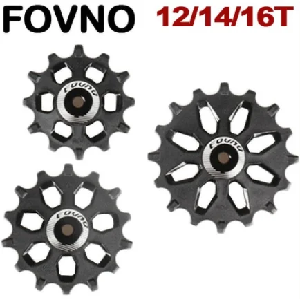 12T 14T 16T Rear Derailleur Pulley Set Wide And Narrow Tooth Guide Wheel Support 7-12 Speed For Shimano oSram MTB Road Bike