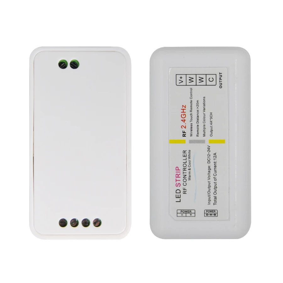 2,4G RF CCT светодиодный Цвет Температура дистанционного Управление DC 12 V/24 V 12A с сенсорным экраном Беспроводной Управление; для WW/CW Цвет Светодиодные ленты света