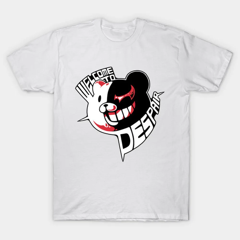 Футболка с чувством юмора Welcome To Desert футболка графическим рисунком Monokuma Danganronpa