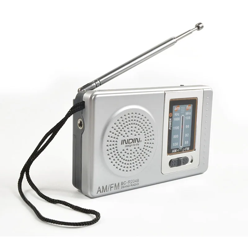 Mini FM Pocket Radio Receiver Portable Stereo Mp3 Speakers Loudspeaker Digital