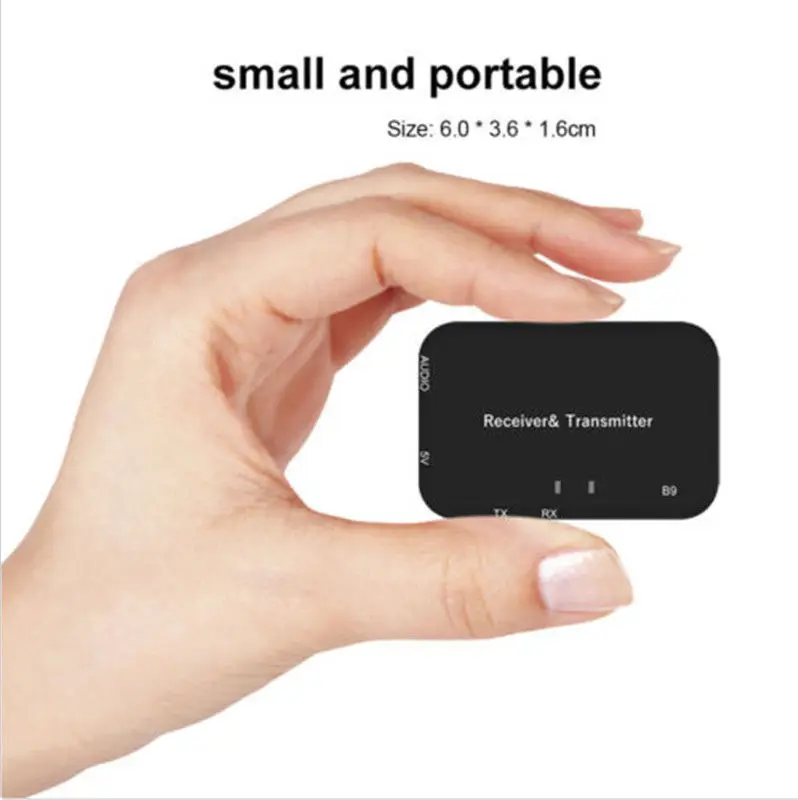 2in1 Bluetooth 4,2 Беспроводной аудио передатчик приемник 3,5 мм Музыка Беспроводной адаптер ТВ 15 м