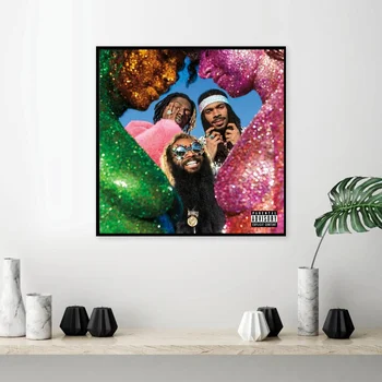 

N818 Flatbush Zombies Vacation In Hell Cover Album Cover Album Poster silk Poster Wall Pictures for Living Room