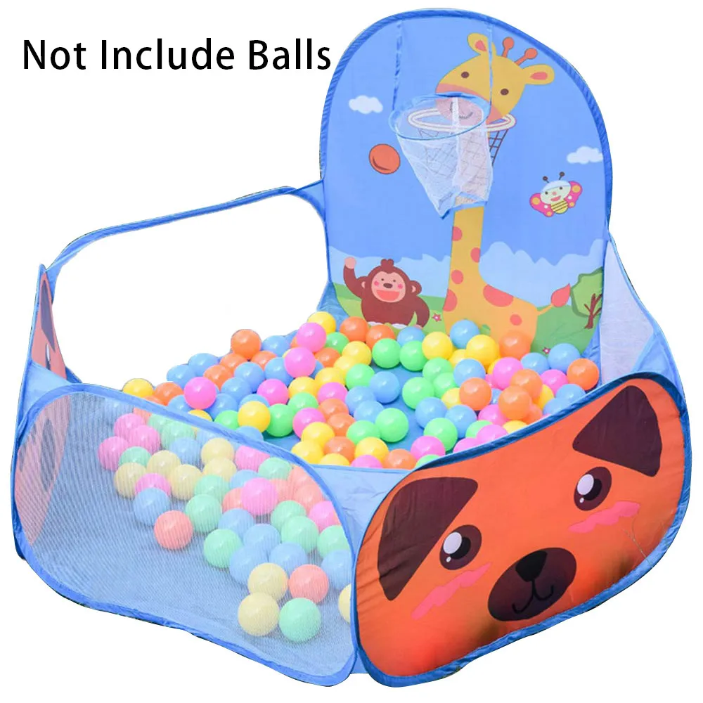 Children's Playpen Dry Pool For Children Kids Safe Foldable Playpens Game Portable Baby Outdoor Indoor Ball Pool Play Tent - Цвет: WJ3278C