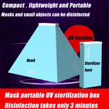 

Portable UV Germicidal Sterilization Box Household Foldable UV Sterilizer Household Sterilize bacteria proof disinfectant