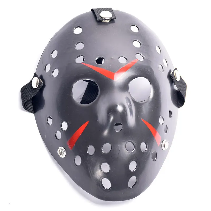 Самурайская маска для косплея на Хэллоуин, новинка, Джейсон, Пятница, 13-я страшная Хоккейная маска, грабитель, убийца, Маскарадная маска Джокера, маска в масках - Цвет: Серебристый
