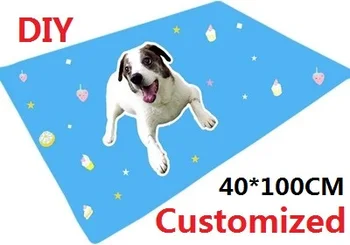 

40*100CM DIY Customized Carpet with Photo LOGO Name Images Creative gifts for Pets Dogs Friends Family