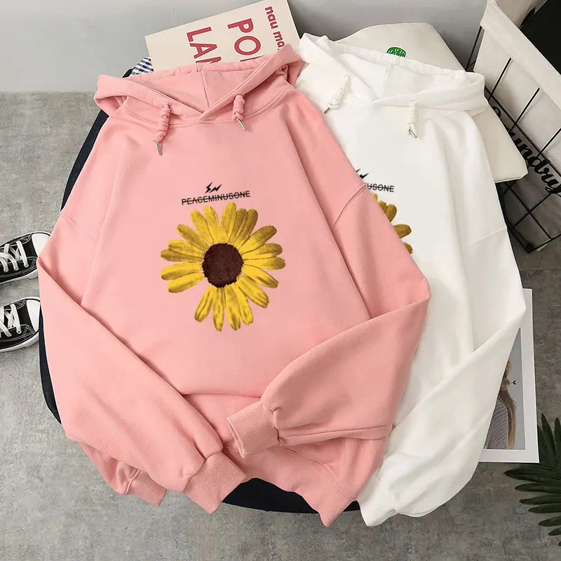 

Xiaomi Series Plus Velvet Padded Hooded Winter Sweater Letter CartoonXiao Ju YoungWomen Spring and Autumn Thin