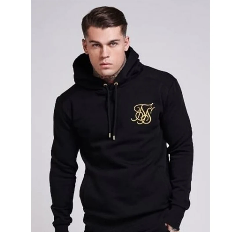 con capucha de los hombres Sik seda sudaderas de Hip Hop Moda hombre Sudadera con capucha de SikSilk Mens Sudadera con capucha de seda hombre Sudadera con capucha|Sudaderas con