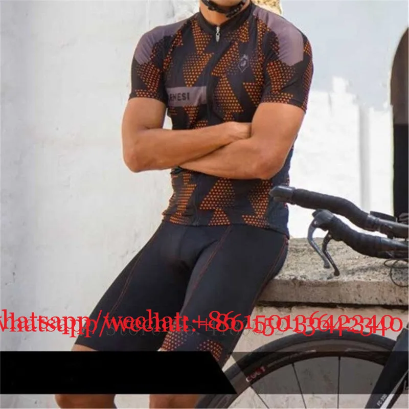 Пара Одежда FRENESI Мужская велосипедная одежда летние женские колготки с длинными рукавами набор велосипедных Джерси форма ciclismo триатлонный костюм - Цвет: 12
