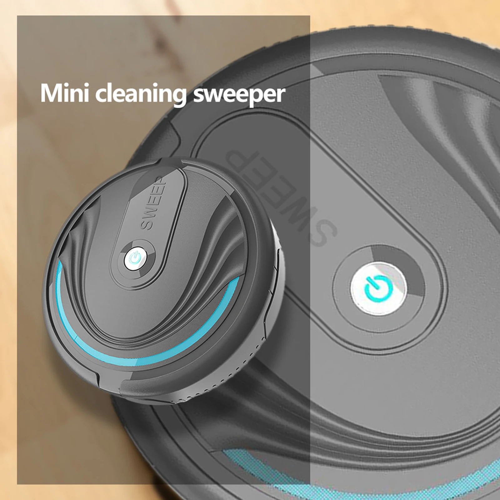 Smart Robot Vacuum Cleaner Automatic USB Rechargeable Floor Sweeping