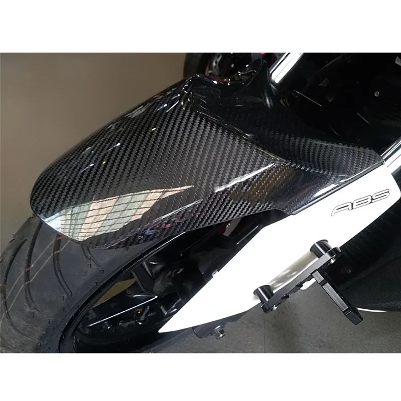 Для YAMAHA XMAX 300 XMAX300 аксессуары для мотоциклов Настоящее углеродное волокно переднее колесо брызговик