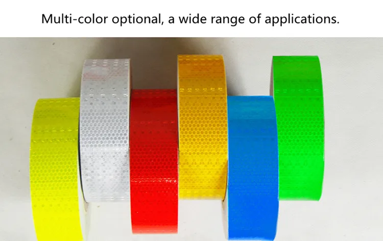 Светоотражающая лента 5 см дорожная лента безопасности светоотражающее предупреждение решетки Светоотражающие мембранные корпусные