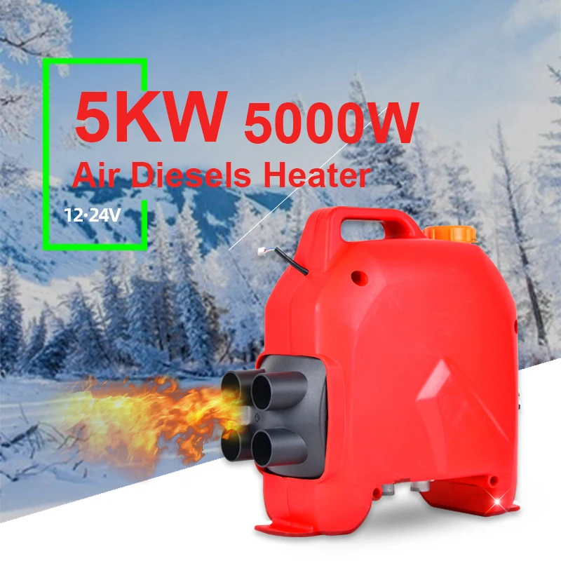 Car Heater 5KW 12V/24V Air Diesels Heater Car Parking Heater Universal