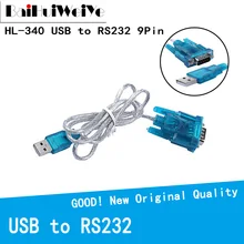 Adaptateur de câble USB vers Port COM RS232 HL340, haute qualité, PDA série, 9 broches DB9, prise en charge de windows 7, 64 bits