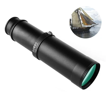 

Professional HD 10X50 High Power Zoom Monocular Hiking Low Light Night Vision Hunting Range Retro Pirate Big Eyepiece Telescope