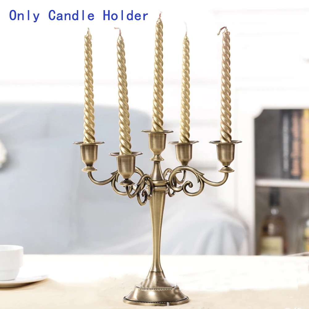 Подсвечник домашний декор канделябр ресторан ретро романтический ужин при свечах подарок свадебный подсвечник вечерние настольные подставки