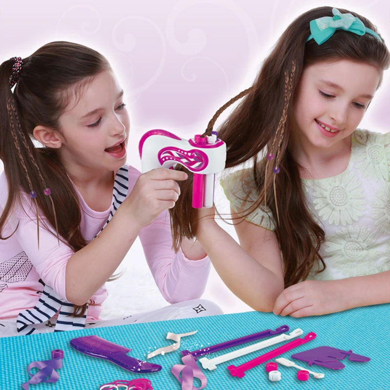 Hair Knitting Machine Electric Automatic DIY Hair Knitting Machine Braid Hair Tools Twist Knitting Roll Twisted Xmas Girl Gift
