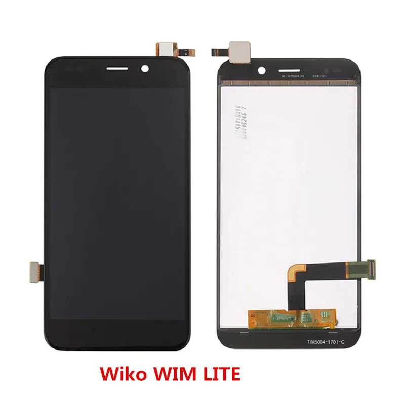 Сенсорный дисплей для Wiko Wim Lcd сенсорный датчик Wiko Wim облегченный дигитайзер сменный модуль для сборки черного цвета