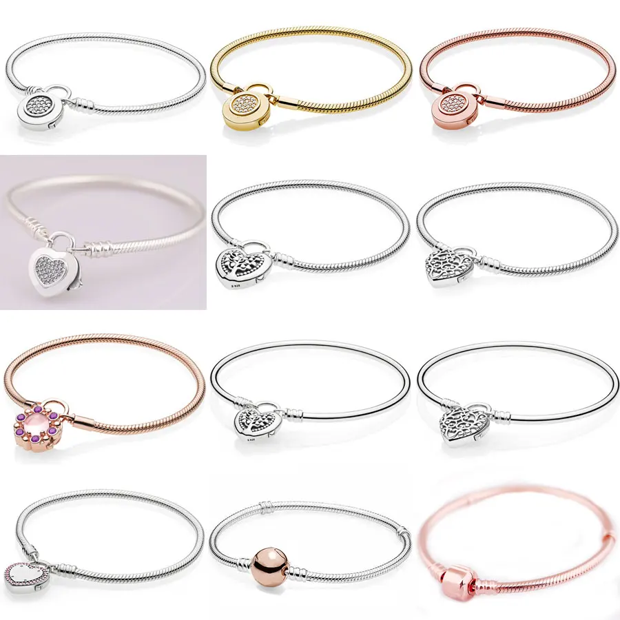 

Heraldic Radiance Flourishing Hearts Regal Pattern Signature Padlock Bracelet Fit Europe Bangle 925 Sterling Silver Bead Charm
