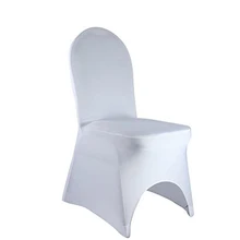 Wysyłka z rosji opakowanie 10 50 100 uniwersalny biały elastyczny spandeks pokrowiec na krzesło na wesele bankiet dekoracja hotelu