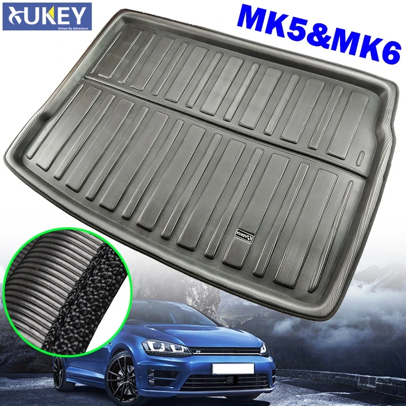 ด้านหลัง Trunk Liner Boot Mat ถาดชั้นกระเป๋าเดินทางพรม Protector สำหรับ