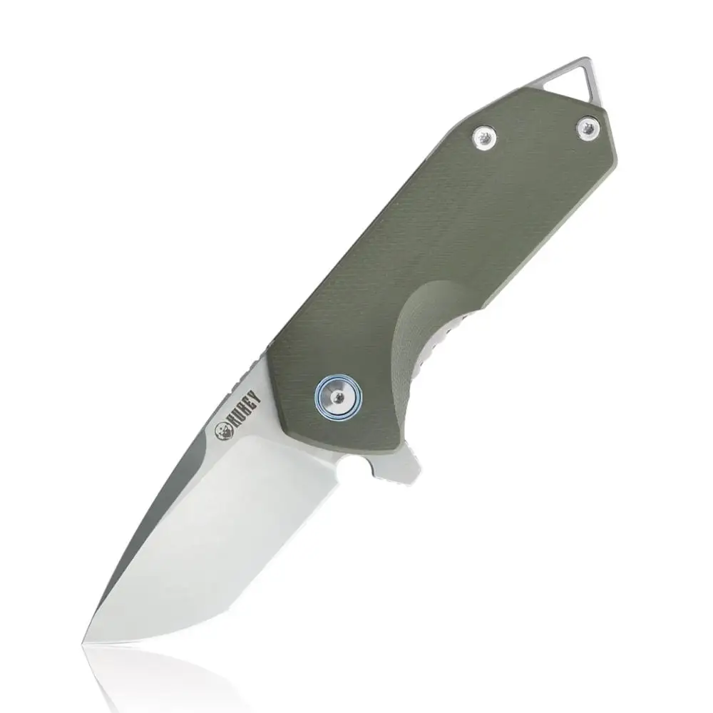 KUBEY KU203 EDC Флиппер нож, лезвие Tanto D2 и Ручка G10 Открытый складной нож с металлическим карманным зажимом для кемпинга пеших прогулок
