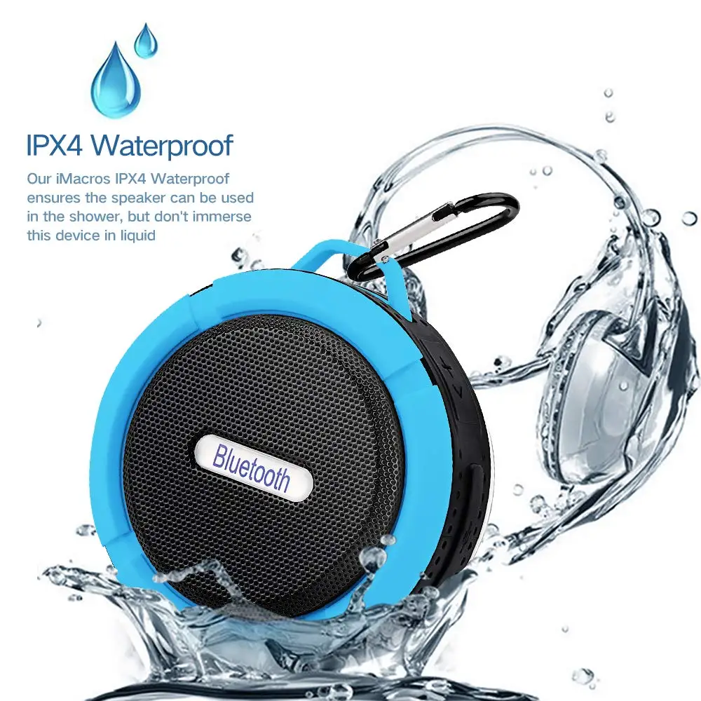 Bluetooth динамик портативная беспроводная водонепроницаемая акустическая система