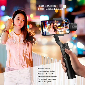 

Upgraded H4 mobile phone stabilizer three axis handheld pan tilt table handheld stabilizer anti shake intelligent camera support