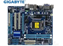 Бесплатная доставка оригинальный настольная материнская плата для Gigabyte ga-h55m-s2 DDR3 LGA 1156 h55m-s2 все, поддержка i3 i5 i7 H55 доски