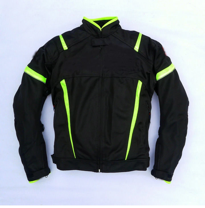 Chaquetas de malla de verano para Moto, ropa transpirable a prueba de viento para carreras todoterreno SUZUKI con 5 De protectores| Chaquetas| - AliExpress