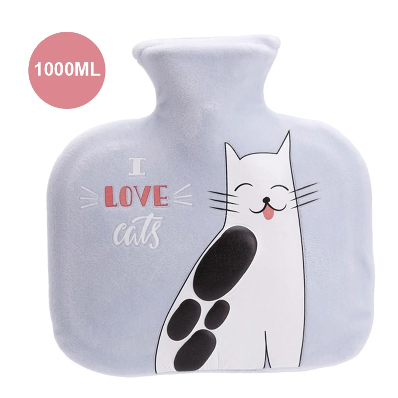 15 Thicken 1000ML 350-1000 мл бутылка для горячей воды с фруктовым принтом, с крышкой, высокая плотность, ручная грелка, карманный нагреватель, утолщенная резиновая сумка для горячей воды, портативная - Цвет: 15 Thicken 1000ML