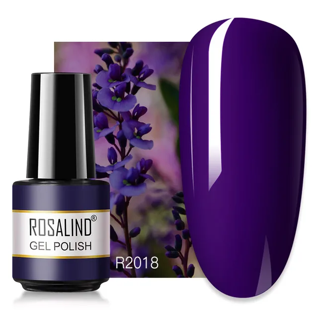 ROSALIND 7ML Nail Gel Polish Hybrid Varnishes All For Manicure Nails Art Base Top Coat UV Lamp Vernis Semi Permanent Varnishes RAR2018