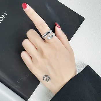 

Custom Engraved I Love You More Most Rings for Women Solid Stainless Steel Personalized Anniversary Gifts Jewelry