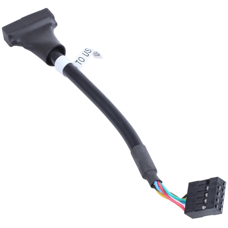 Черный USB 2,0 9 контактный разъем для USB 3,0 20 контактный разъем кабель разъем адаптера
