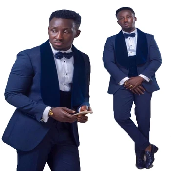 

Italian Mens Suits for Wedding Slim Fit Mens Tuxedo Jacket+Pants+Vest 3 Pieces Man Suit Costume Homme Terno Masculino