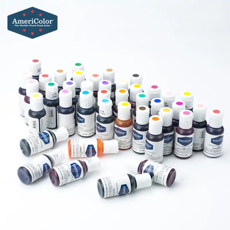 41 cores/conjunto américa americolor natural comestível pigmento 21g para sobremesa bolo macaroon bebidas ingredientes de cozimento