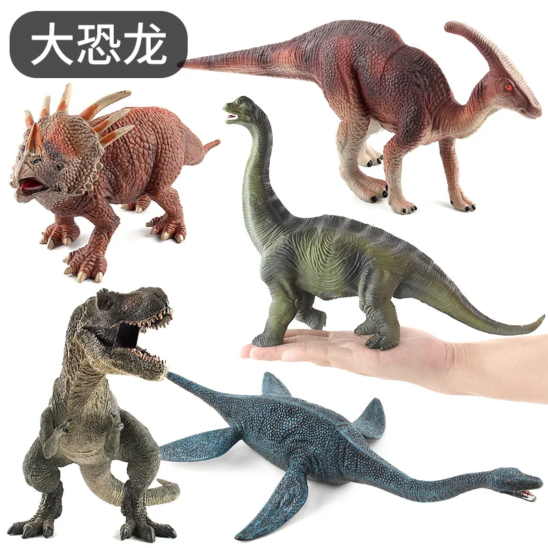 

Hot Selling Jurassic Soft Silcone Large Size Dinosaur T-Rex Brachiosaurus Model Simulated Dinosaur Models Toy