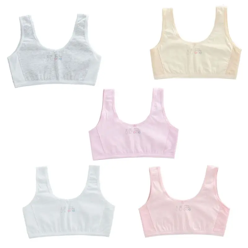 

Teen Girl Sports Bra Kids Top Underwear Young Puberty Training Bra For 7-16years